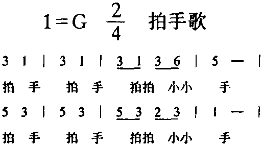 拍手、揮手訓(xùn)練